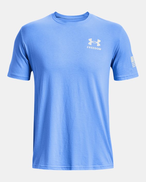 Men's UA Freedom Flag Camo T-Shirt, Blue, pdpMainDesktop image number 4